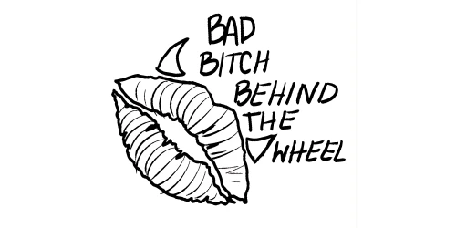 Naklejka BAD BITCH BEHIND THE WHELL.png